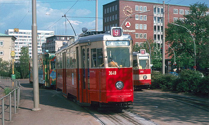 Hamburger Straßenbahn Modell